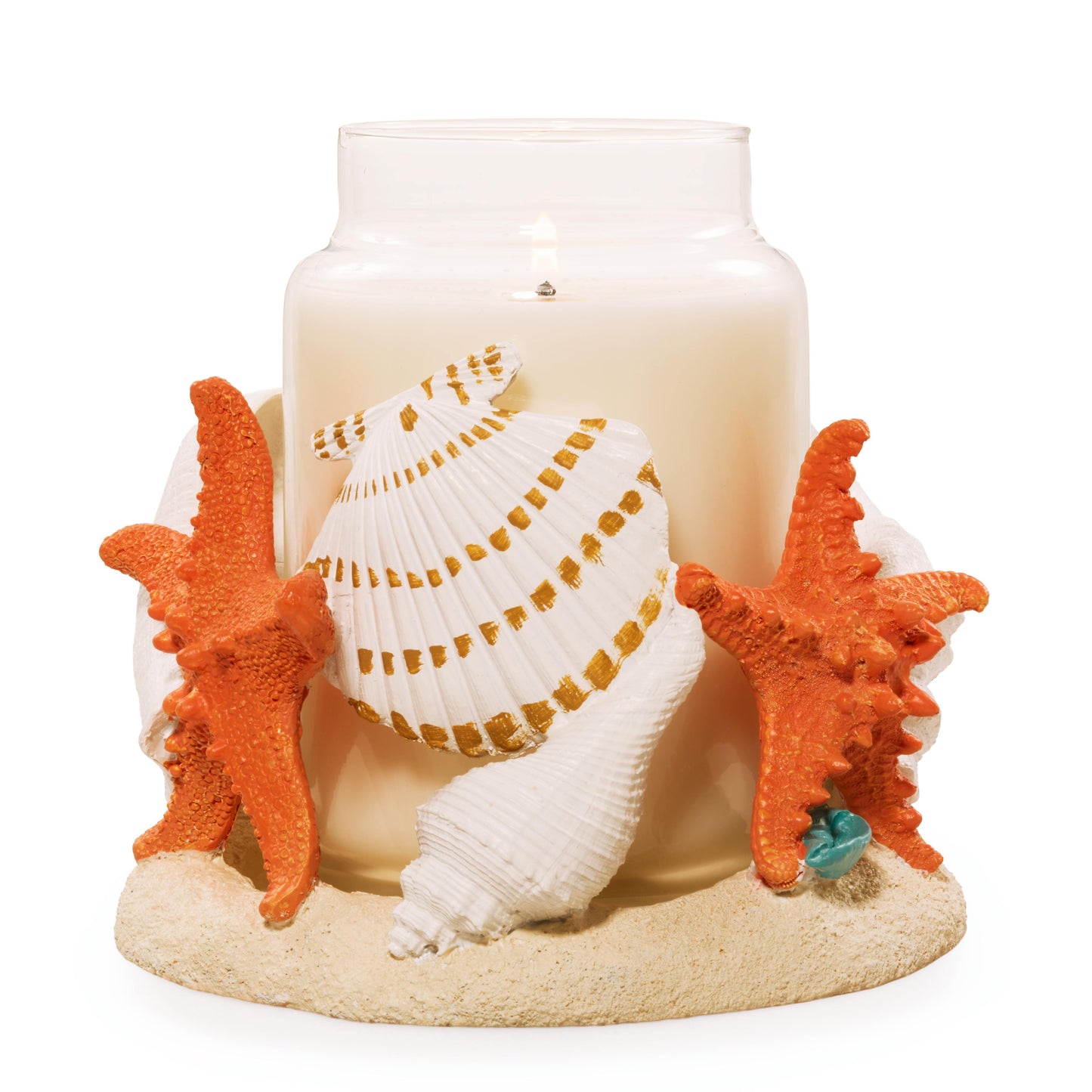 Seashell Jar Candle Holder JHVX