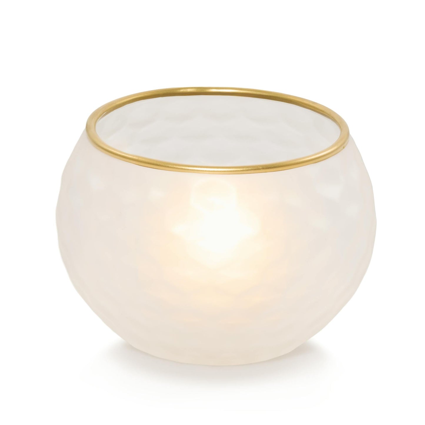 Frosted Honeycomb Tea Light Candle Holder CJHQ